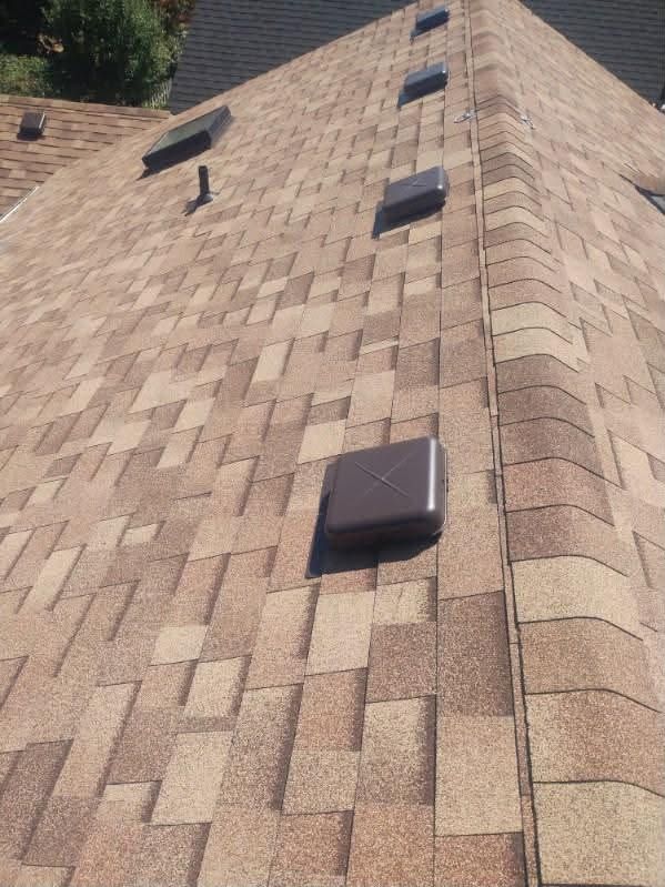 Shingle replacement with new vents